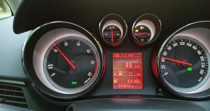 Opel Zafira cena 39999 przebieg: 231800, rok produkcji 2013 z Chełm małe 667